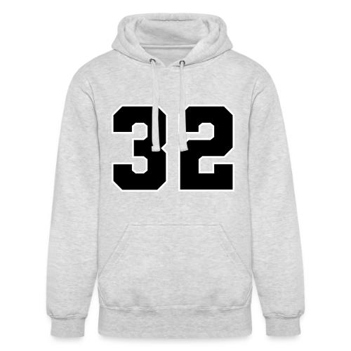 Varsity Number 32 Athletic Design - Unisex Heavyweight Hoodie