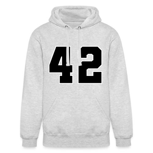 Varsity Number 42 Sports Style - Unisex Heavyweight Hoodie