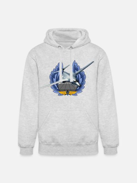 B-1B Lancer - Unisex Heavyweight Hoodie - ash gray