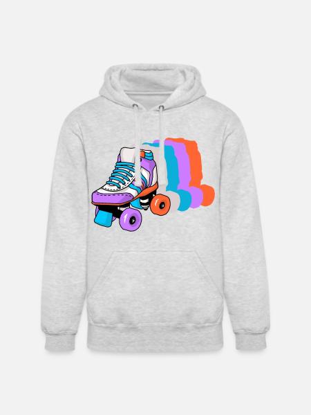 Roller Skating Skater - Unisex Heavyweight Hoodie - ash gray
