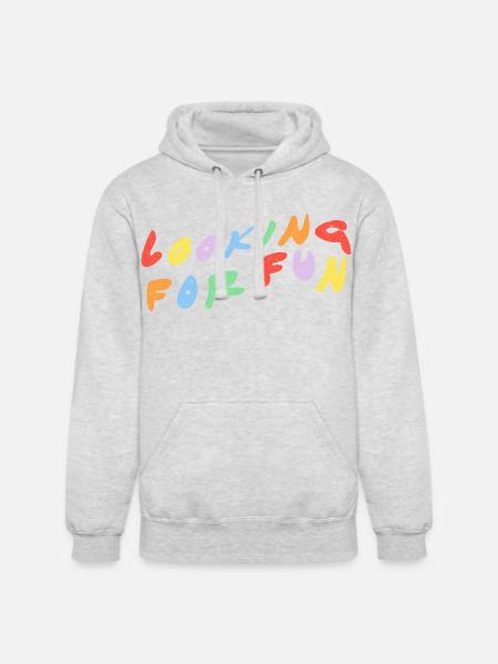 Looking for Fun - Unisex Heavyweight Hoodie - ash gray