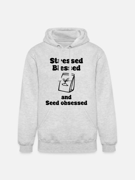 Seed Obsessed - Unisex Heavyweight Hoodie - ash gray