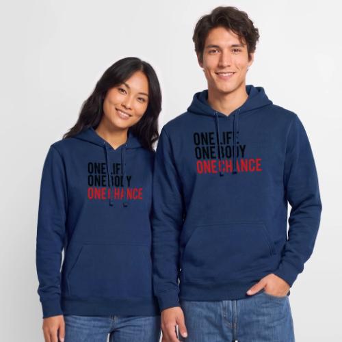 One Life One Body One Chance - Unisex Heavyweight Hoodie