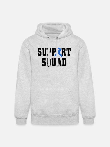 Support Squad - Unisex Heavyweight Hoodie - ash gray