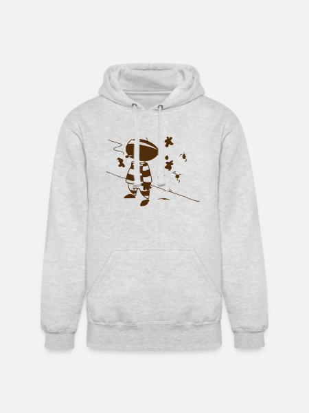 Prisoner - Blindfolded - Unisex Heavyweight Hoodie - ash gray