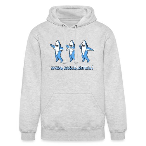 Dancing Sharks - Swim, Dance, Repeat - Unisex Heavyweight Hoodie