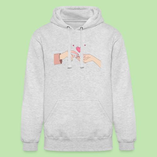 Valentine’s Touch - Unisex Heavyweight Hoodie
