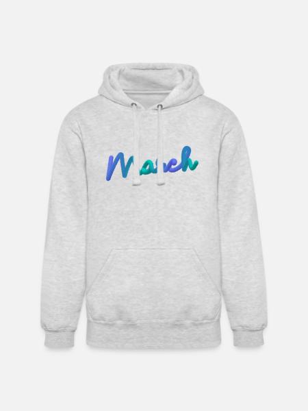 March - Unisex Heavyweight Hoodie - ash gray