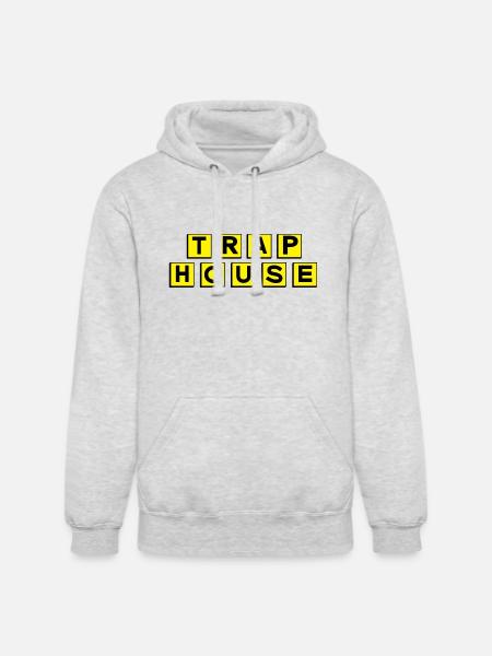 Trap House - Unisex Heavyweight Hoodie - ash gray