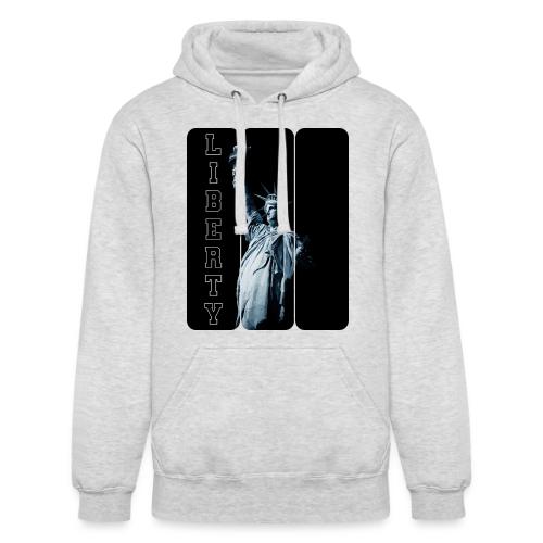 USA: Vertical Liberty - Unisex Heavyweight Hoodie