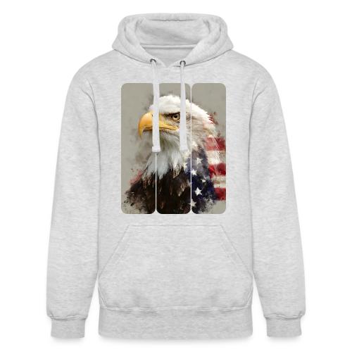 USA: Eagle of the Free - Unisex Heavyweight Hoodie