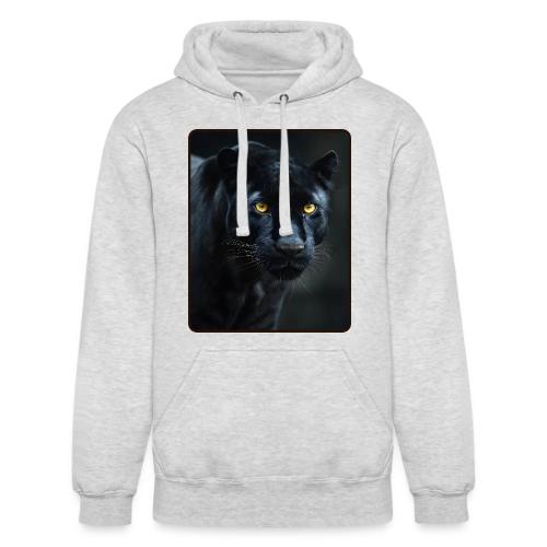 Black Panther Glowing Eyes Design - Unisex Heavyweight Hoodie