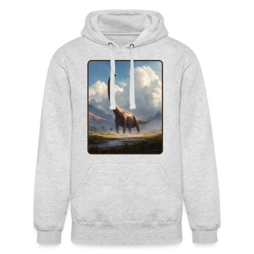 Brachiosaurus Valley Landscape Design - Unisex Heavyweight Hoodie