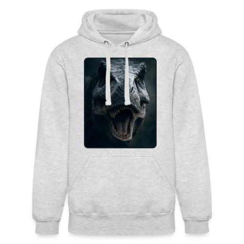 T Rex Cinematic Close-Up Design - Unisex Heavyweight Hoodie
