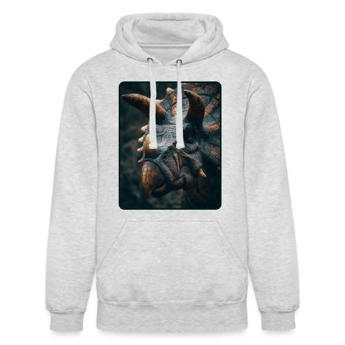Triceratops Detailed Portrait Design - Unisex Heavyweight Hoodie