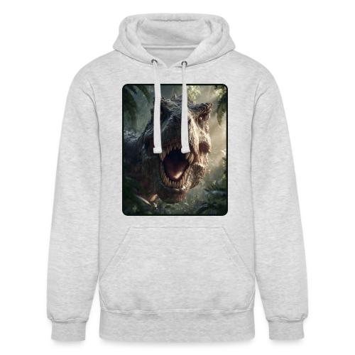 T Rex Jungle Roar Design - Unisex Heavyweight Hoodie
