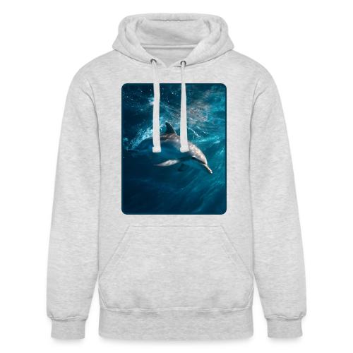 Dolphin Sunlit Ocean Serenity Design - Unisex Heavyweight Hoodie