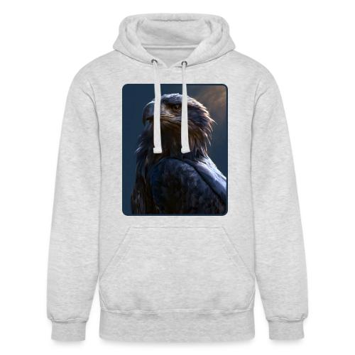 Majestic Eagle Cinematic Portrait Design - Unisex Heavyweight Hoodie