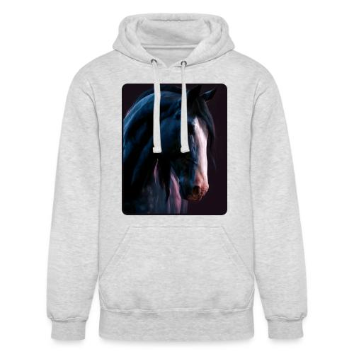 Noble Horse Cinematic Portrait Design - Unisex Heavyweight Hoodie