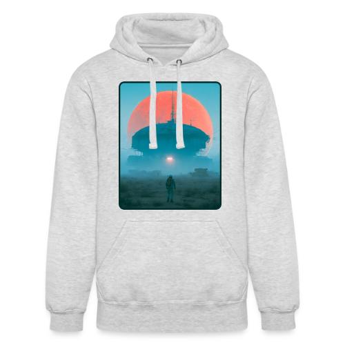 Astronaut Alien Outpost Design - Unisex Heavyweight Hoodie
