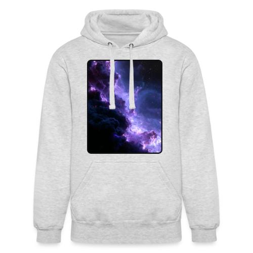 Purple Nebula Space Design - Unisex Heavyweight Hoodie