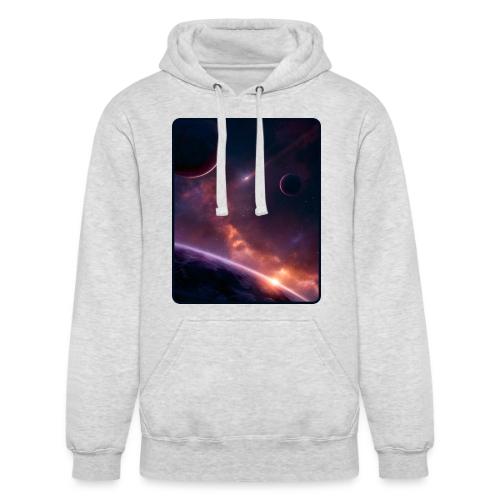 Cosmic Sunset Nebula Space Art - Unisex Heavyweight Hoodie