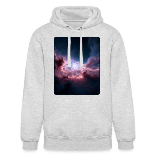 Radiant Cosmic Nebula Artwork - Unisex Heavyweight Hoodie