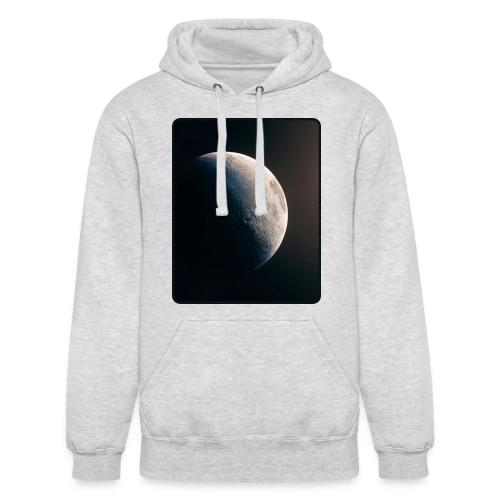 Crescent Moon Celestial Artwork - Unisex Heavyweight Hoodie
