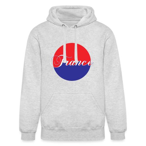 France Tricolore Circle - Unisex Heavyweight Hoodie