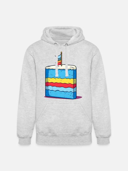 Pan Cake Lgbtq - Unisex Heavyweight Hoodie - ash gray