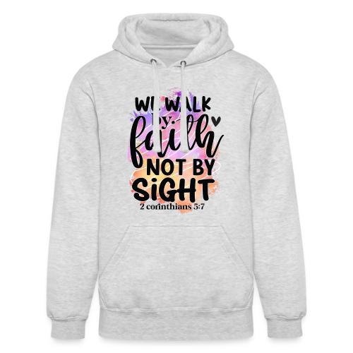 Harmony Collection - We Walk by Faith not by Sight - Unisex Heavyweight Hoodie
