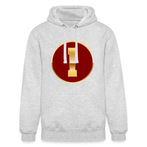 Number 1 in Gold Varsity Font - Unisex Heavyweight Hoodie