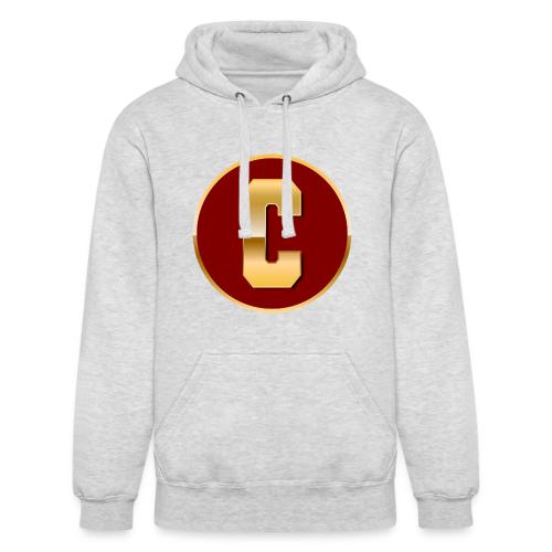 Letter C – Capital Varsity Alphabet Monogram - Unisex Heavyweight Hoodie