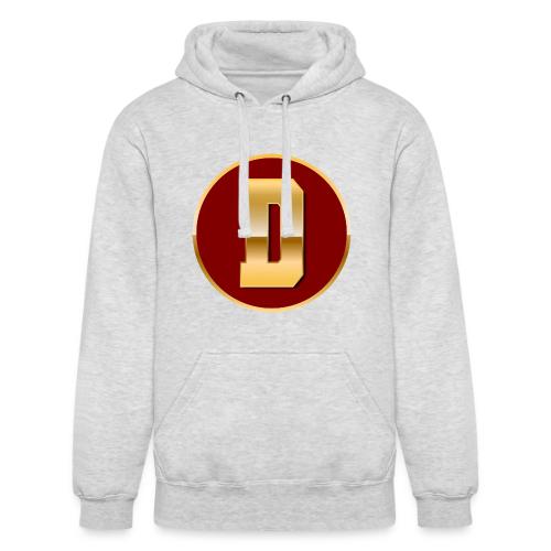 Letter D – Capital Varsity Alphabet Monogram - Unisex Heavyweight Hoodie
