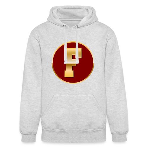 Letter F – Capital Varsity Alphabet Monogram - Unisex Heavyweight Hoodie