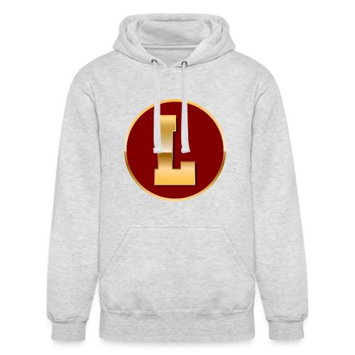 Letter L – Capital Varsity Alphabet Monogram - Unisex Heavyweight Hoodie