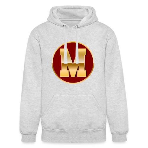 Letter M – Capital Varsity Alphabet Monogram - Unisex Heavyweight Hoodie