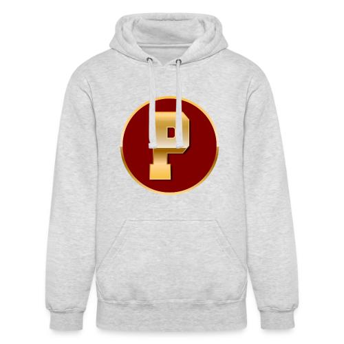 Letter P – Capital Varsity Alphabet Monogram - Unisex Heavyweight Hoodie