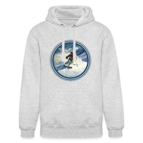Skiing Power Moves - Unisex Heavyweight Hoodie