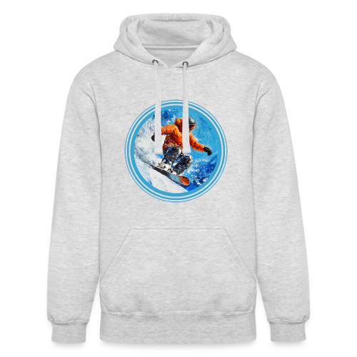 Snowboarding Motion - Unisex Heavyweight Hoodie