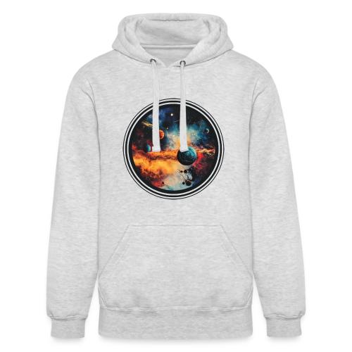 Cosmic Brush Planets - Unisex Heavyweight Hoodie