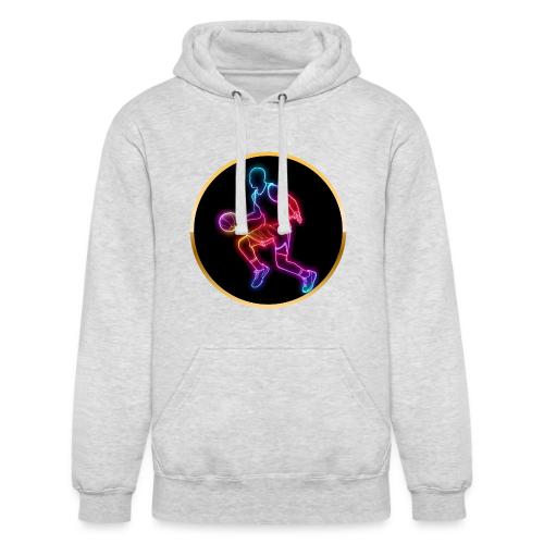 Basketball: Neon Dribble Pulse - Unisex Heavyweight Hoodie