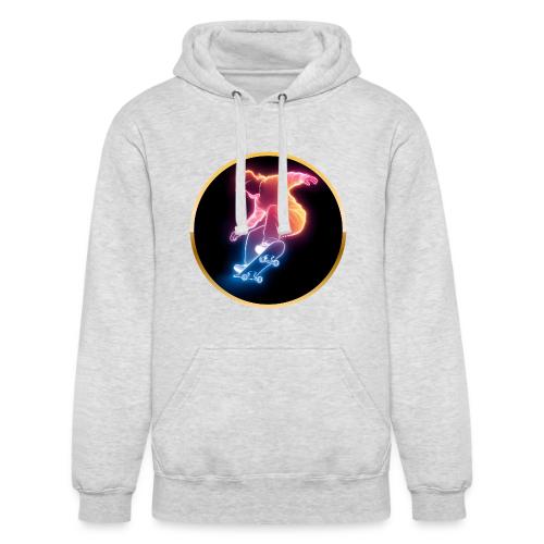 Skateboarding: Golden Trick Rider - Unisex Heavyweight Hoodie