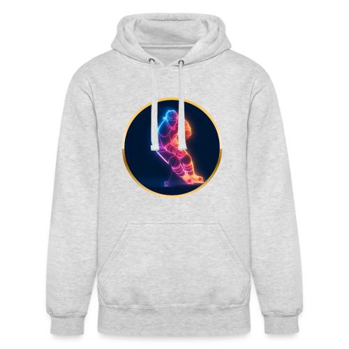 Hockey: Neon Hockey Sketch - Unisex Heavyweight Hoodie