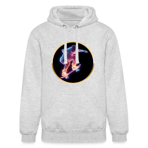 Skateboarding: Neon Skate Orbit - Unisex Heavyweight Hoodie