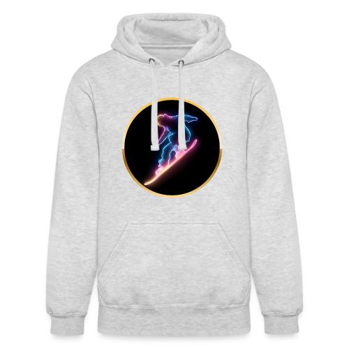 Snowboarding: Neon Snow Drift - Unisex Heavyweight Hoodie