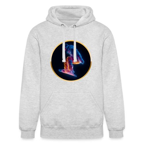 Snowboarding: Arctic Neon Leap - Unisex Heavyweight Hoodie