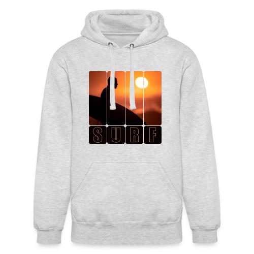 Surfing: Sunset Surf Panels - Unisex Heavyweight Hoodie