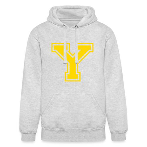 Letter Y – Capital Athletic Alphabet Monogram - Unisex Heavyweight Hoodie