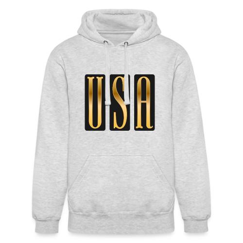 USA Gold Monolith - Unisex Heavyweight Hoodie